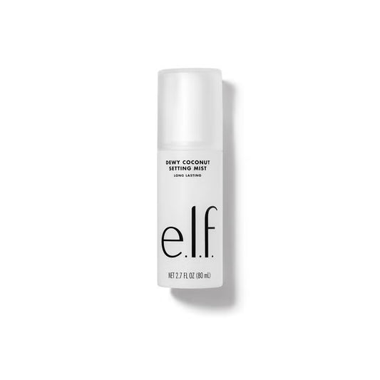e.l.f Dewy Coconut Setting Mist hydrating makeup setting spray bottle