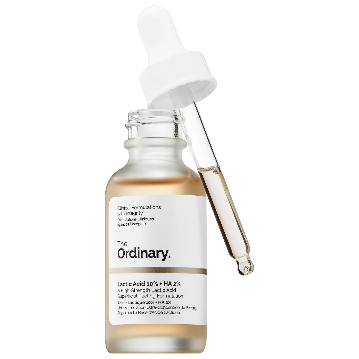 The Ordinary Lactic Acid 10% + HA 2% – سيروم تقشير لتحسين ملمس البشرة