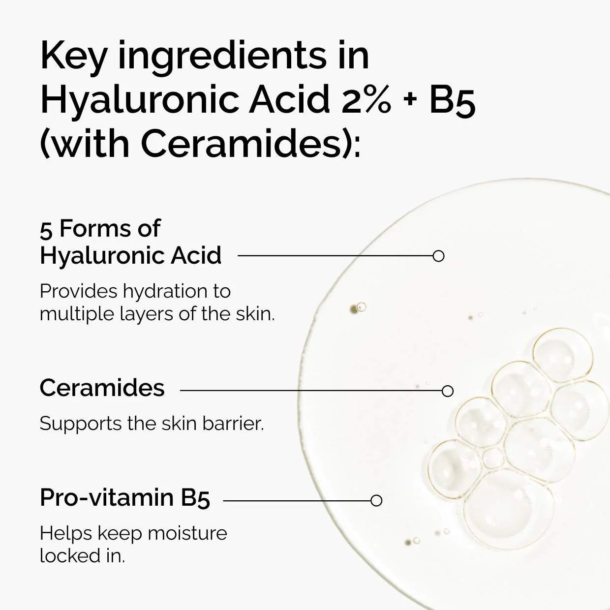 The Ordinary Hyaluronic Acid 2% + B5 with Ceramides – سيروم ترطيب عميق ودعم حاجز البشرة