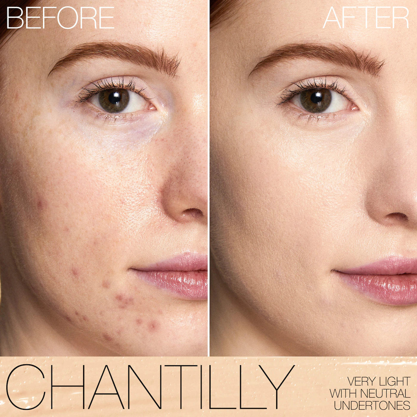 NARS Radiant Creamy Concealer radiant finish before and after