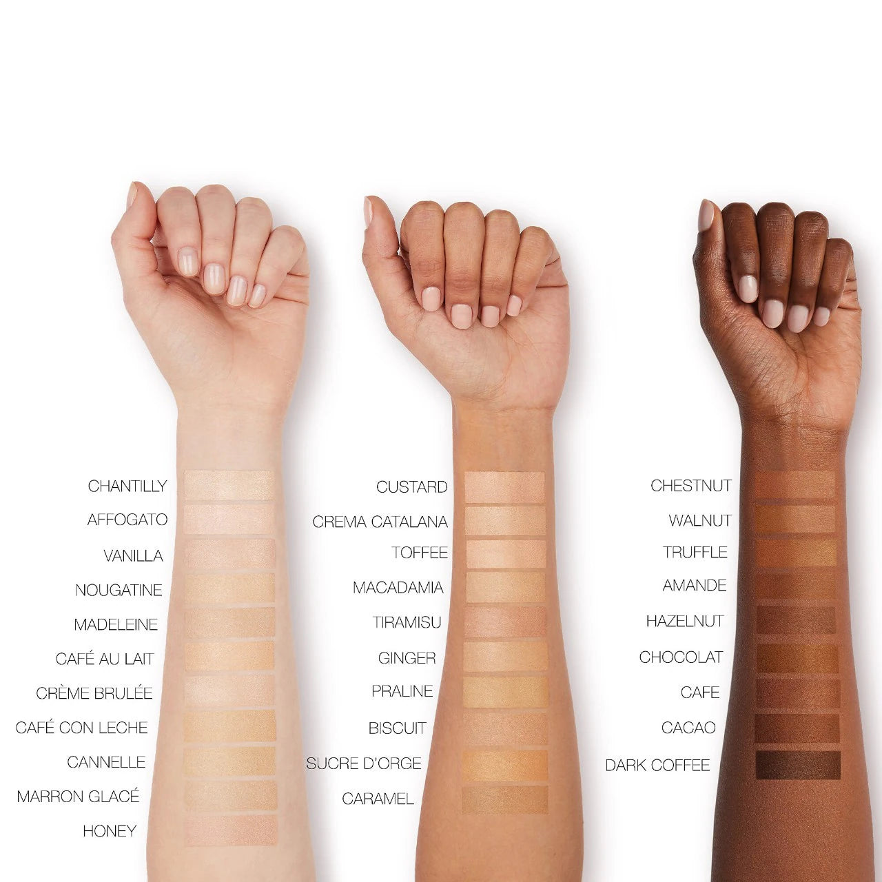 NARS Radiant Creamy Concealer shades guide