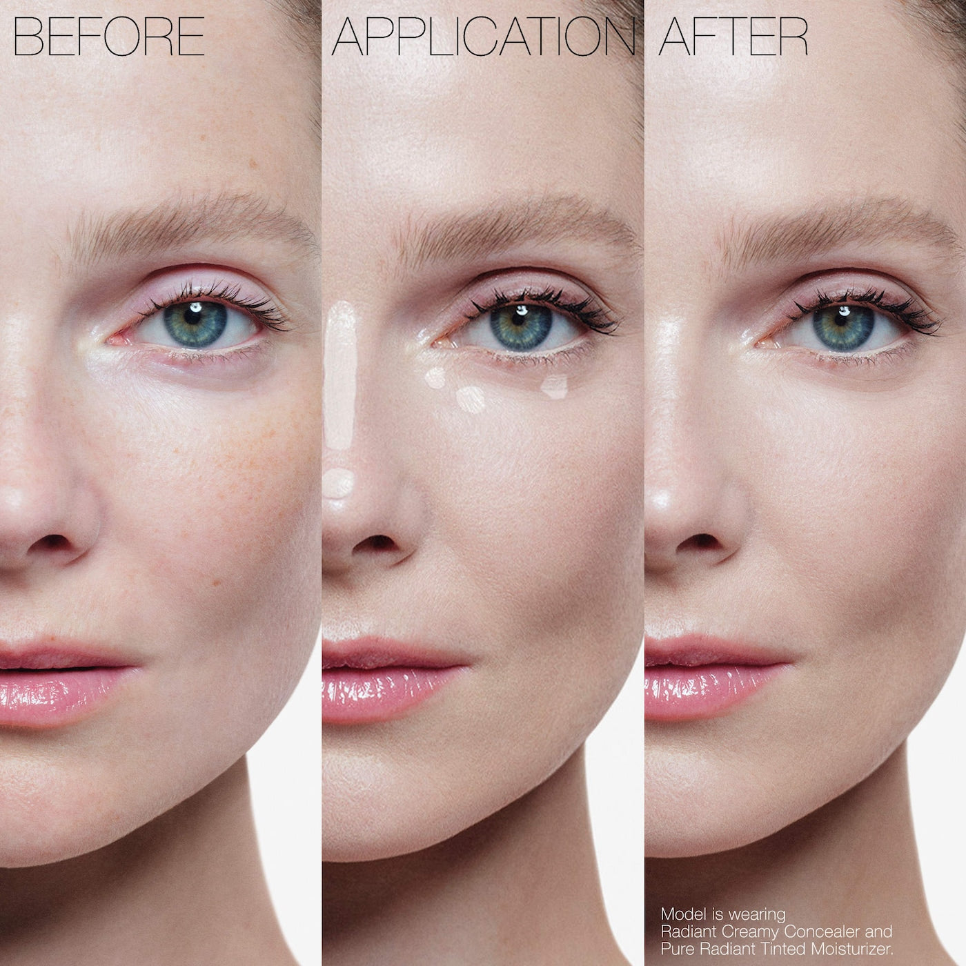 NARS Radiant Creamy Concealer applied under eyes