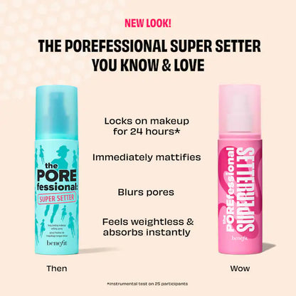 Benefit POREfessional Super Setter old and new packaging comparison