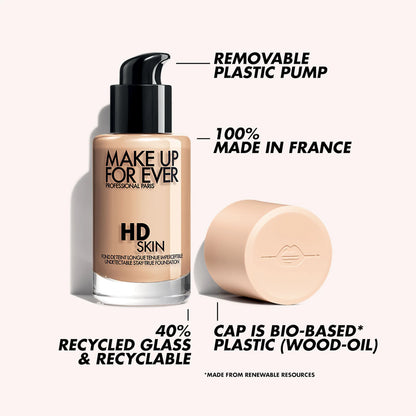 MAKE UP FOR EVER HD Skin Undetectable Foundation – فاونديشن طبيعي