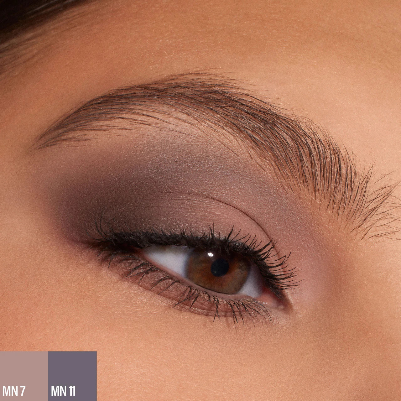 MAKEUP BY MARIO Master Mattes Neutrals Eyeshadow Palette applied on eyes