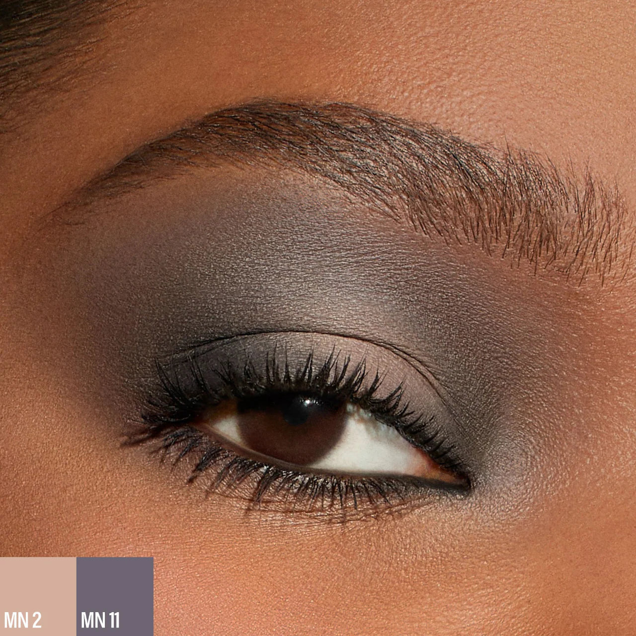 MAKEUP BY MARIO Master Mattes Neutrals Eyeshadow Palette applied on eyes