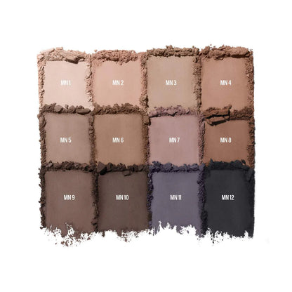 MAKEUP BY MARIO Master Mattes Neutrals Eyeshadow Palette swatches