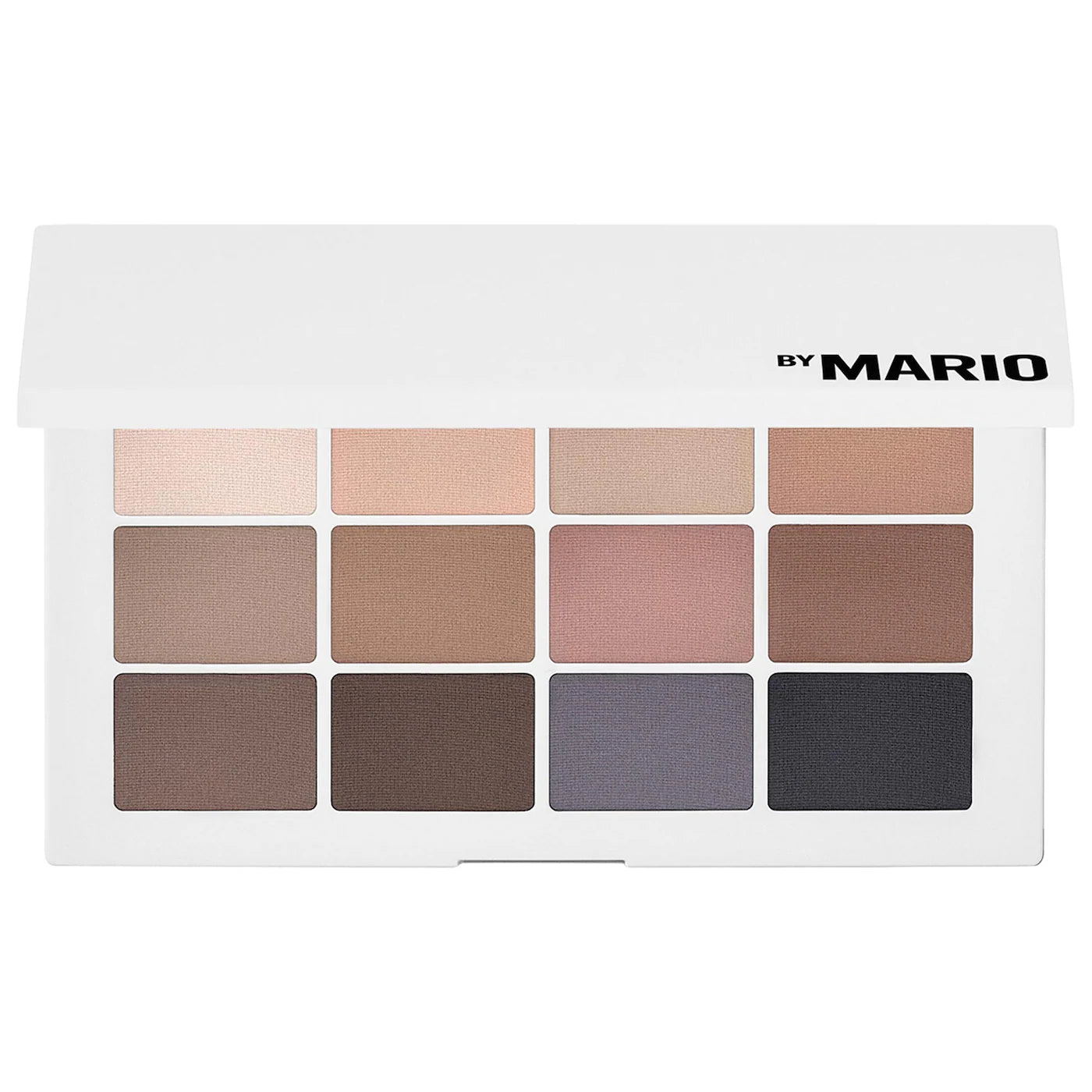 MAKEUP BY MARIO Master Mattes Neutrals Eyeshadow Palette open shades